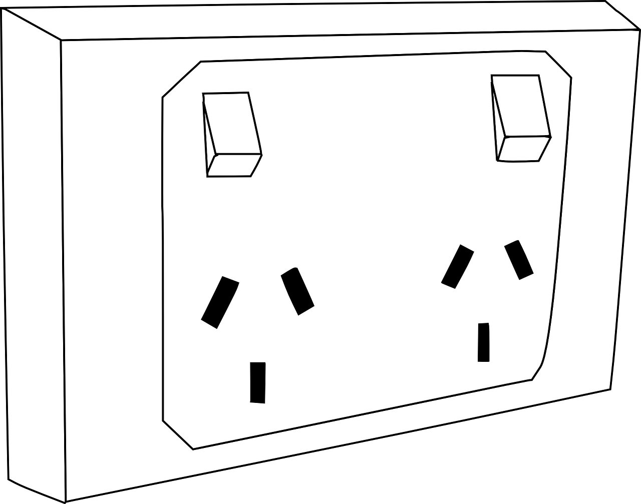 outlet, socket, double